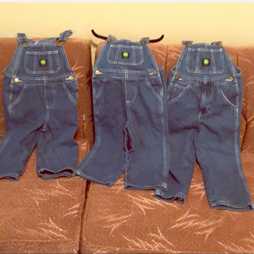 Set of three overalls
